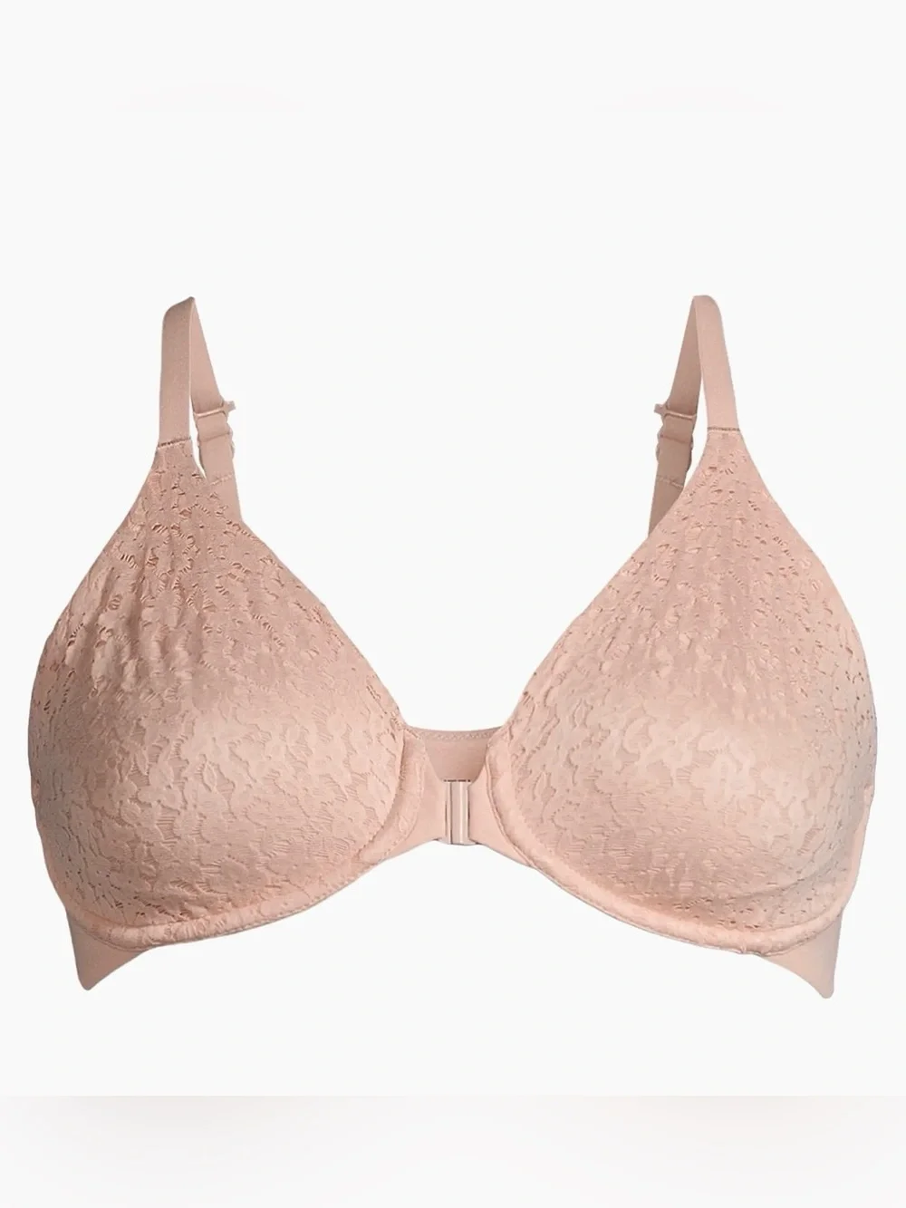Chantelle Easy Feel Norah Comfort Front-Close Rose Bra 34D NWT - Picture 2 of 5